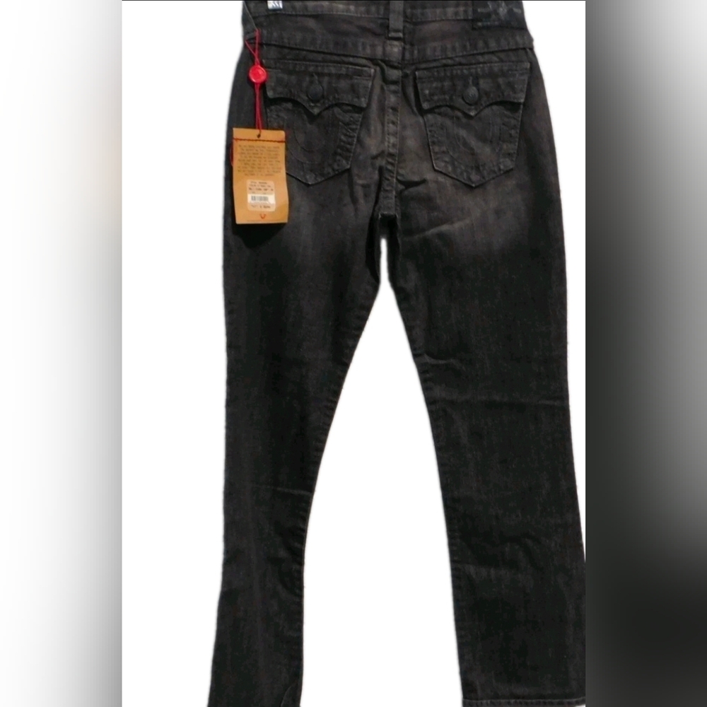 Boys True Religion Dark Wash Straight Jeans Sz 14